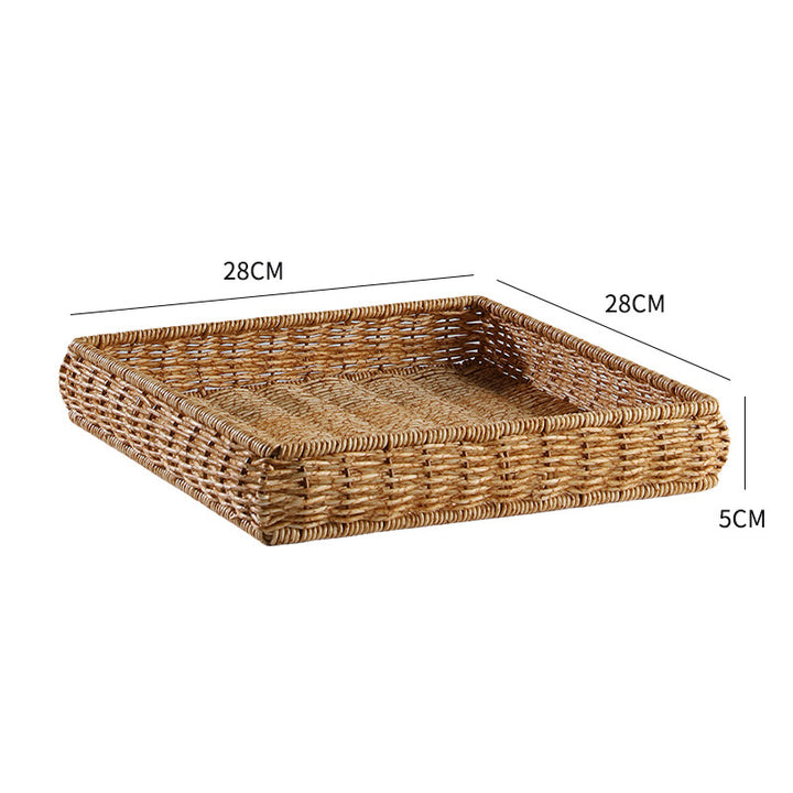 Handwoven Decorative Serving Tray Bowlift 1783754312
