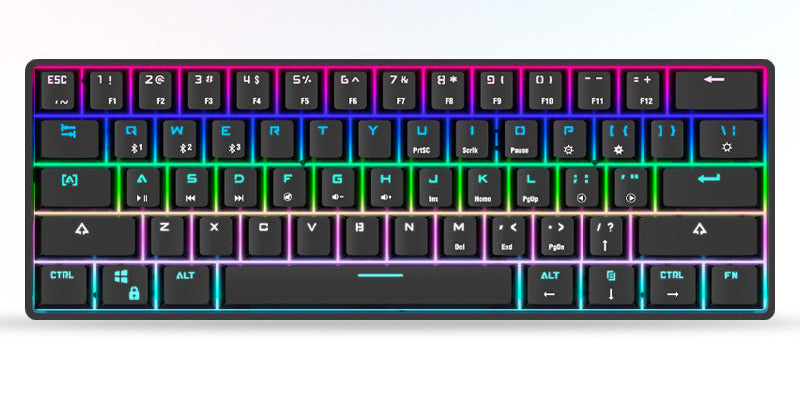 RGB Mechanical Gaming Keyboard with Customizable Backlit Effects Bowlift