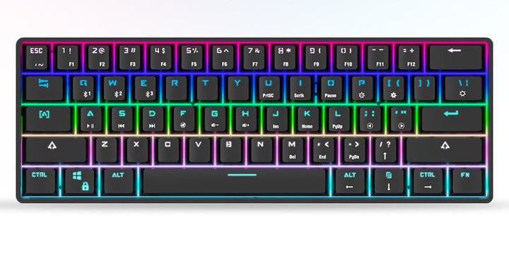 RGB Mechanical Gaming Keyboard with Customizable Backlit Effects Bowlift