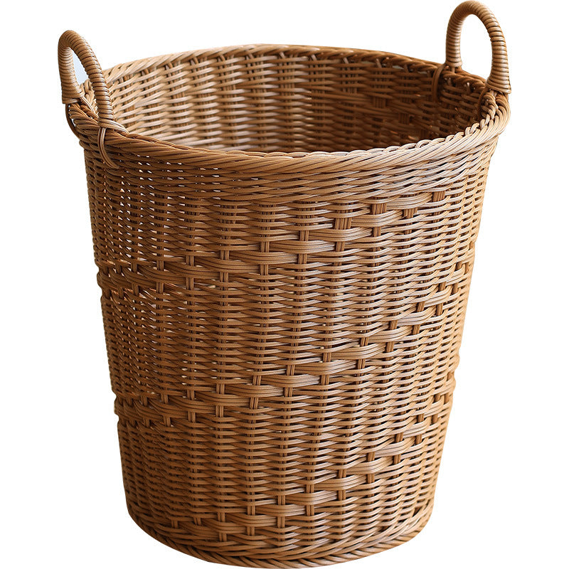 Spacious Woven Laundry Basket with Ergonomic Handles Bowlift