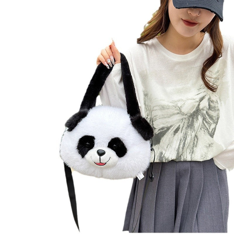 Plush Panda Handbag Bowlift
