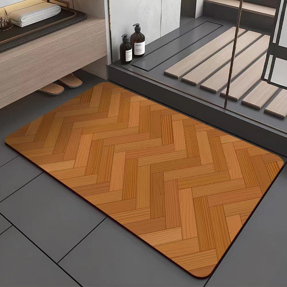 Modern Patterned Bath Mat Bowlift