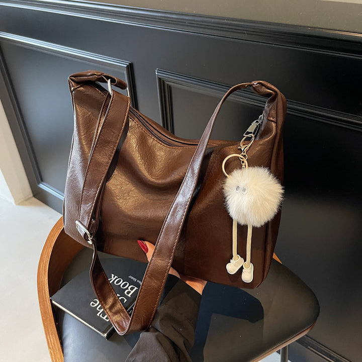 Elegant Slouchy Shoulder Bag Bowlift