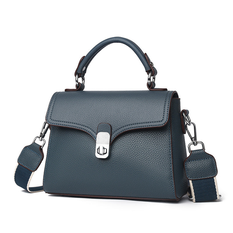 Elegant Leather Handbag Bowlift