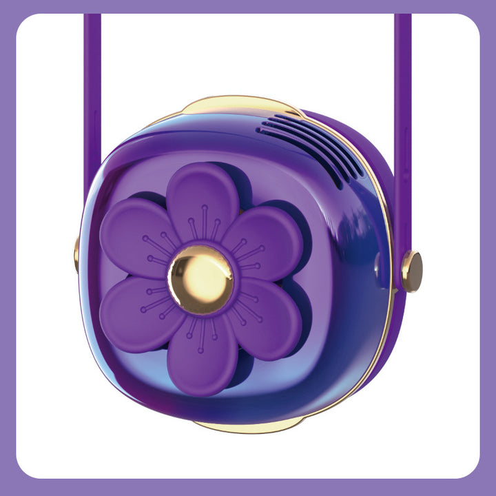 Women's Portable Handheld Fan in Floral Design Bowlift