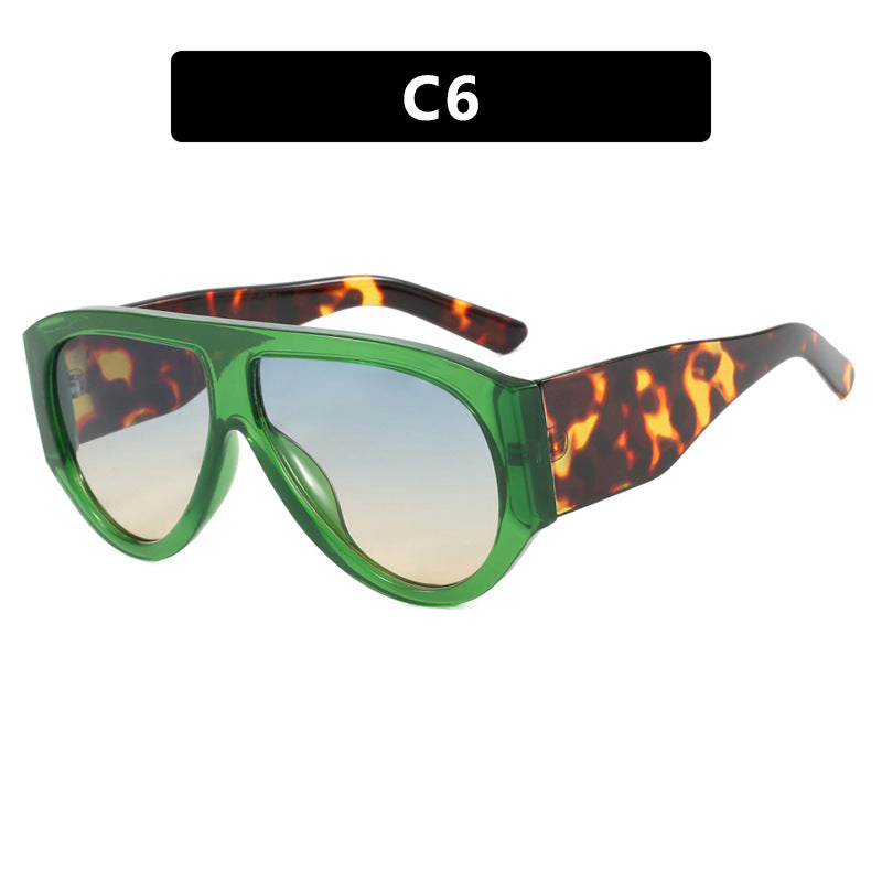 Ladies fashionable sunglasses in modern design with wide frame Bowlift
