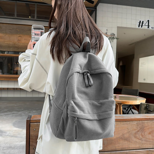 Backpack with Structured Design and Practical Front Pockets Bowlift