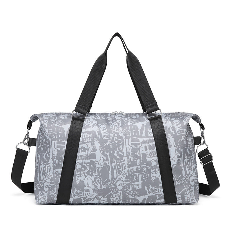 Graphic Patterned Sports Duffel Bag Bowlift