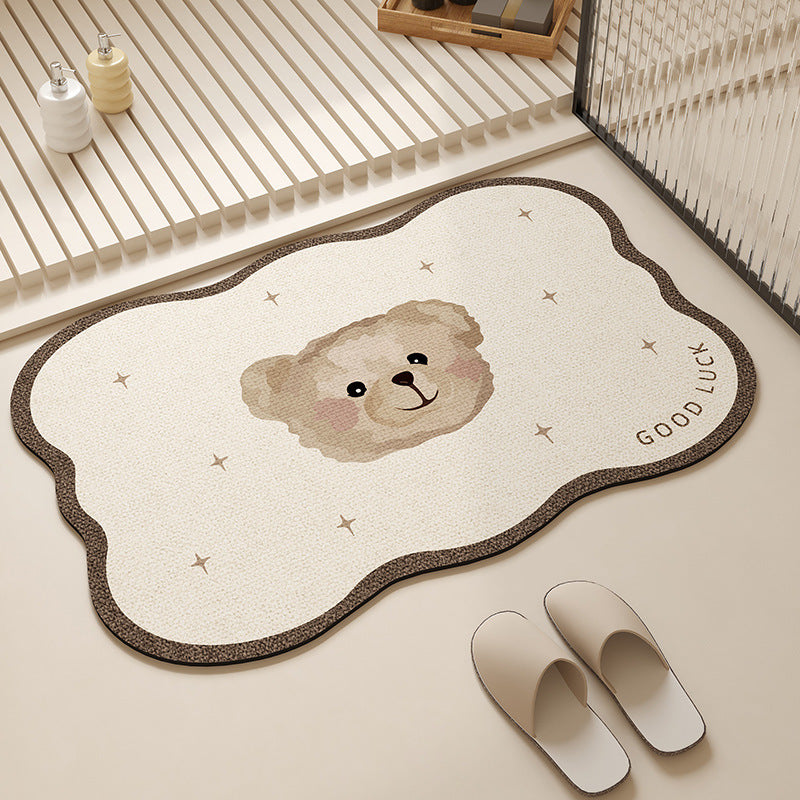Pet-Themed Decorative Rug Bowlift