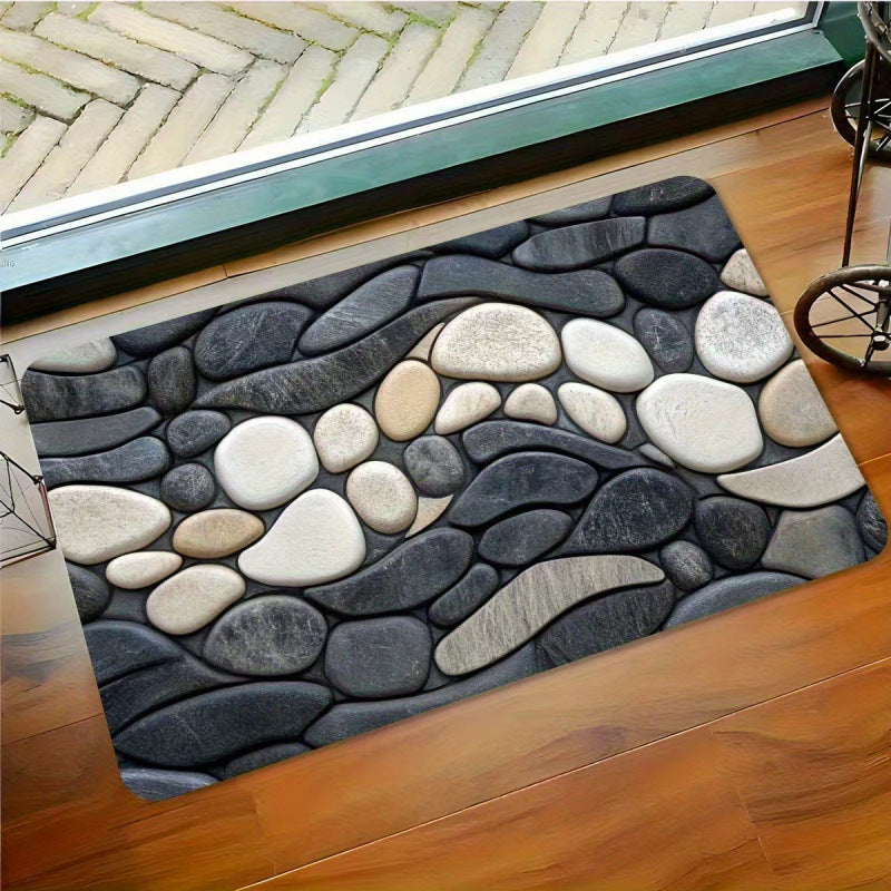 Cartoon-Themed Doormat Bowlift