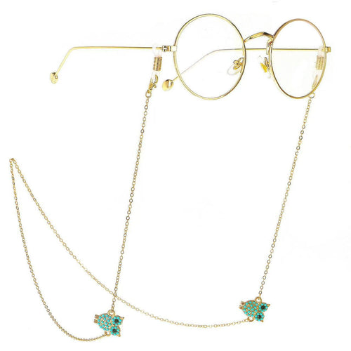 Decorative Owl Eyewear Chain Bowlift