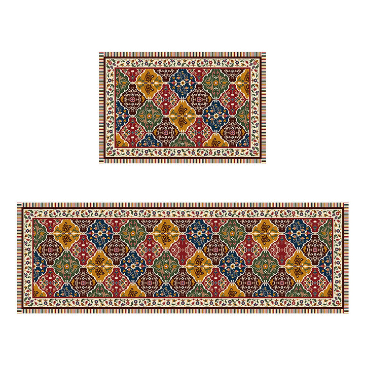 Floral Patterned Kitchen Runner Mat Bowlift