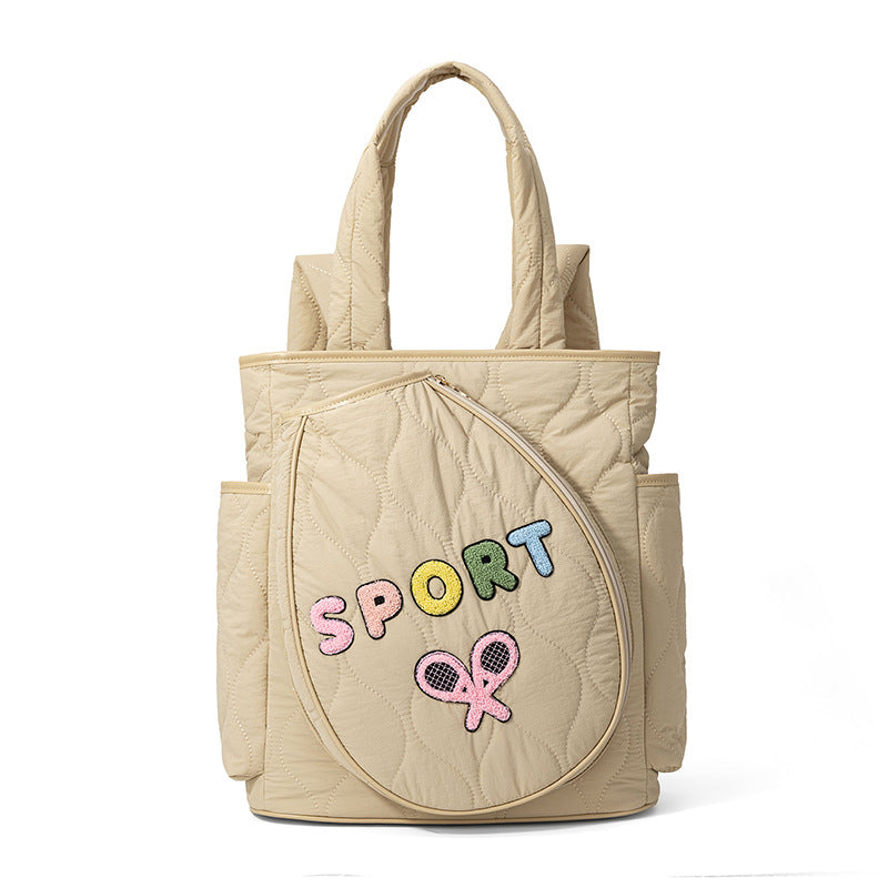 Sporty Multi-Pocket Tote Bowlift