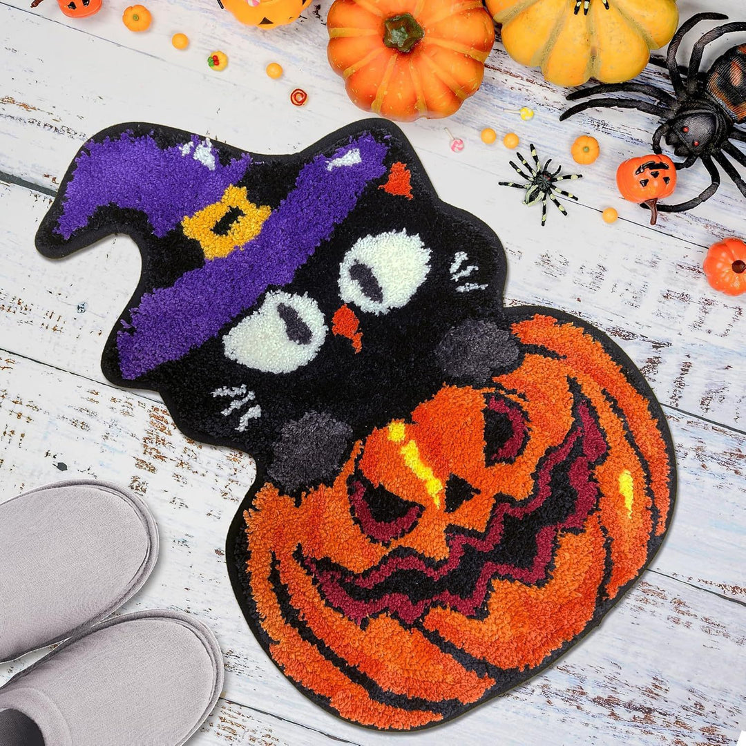 Halloween-Themed Ghost Bath Mat Bowlift