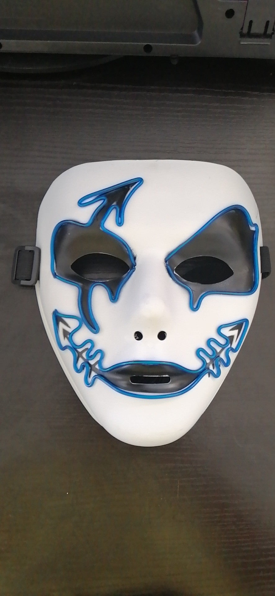 LED Glowing Halloween Masquerade Mask Bowlift