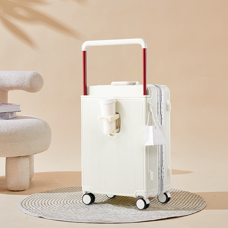 Compact Travel Roller Suitcase Bowlift