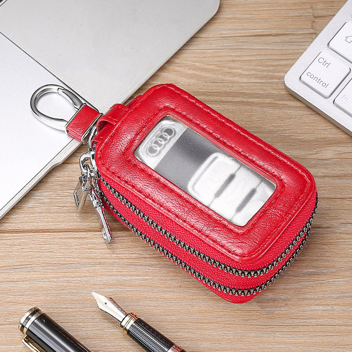 Compact Zippered Card Holder