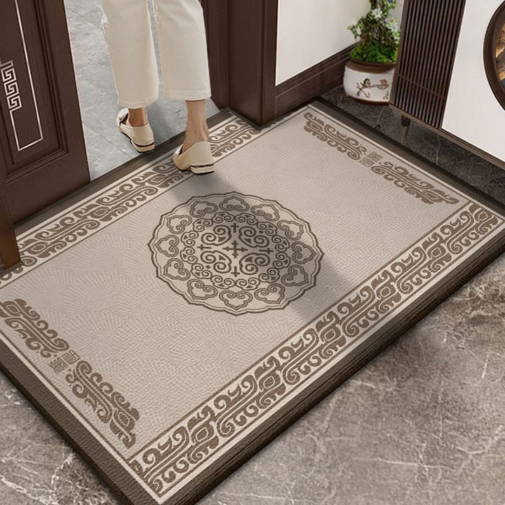 Stylish Ornamental Floor Mat for Home Decor