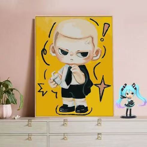 Playful Character Art Print Bowlift