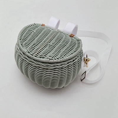 Stylish Woven Crossbody Bag Bowlift