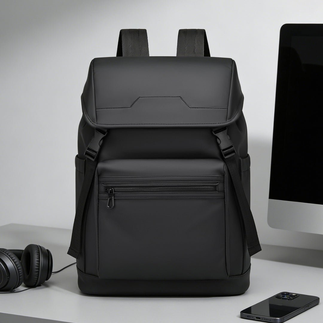 Sleek Dual-Compartment Backpack Bowlift