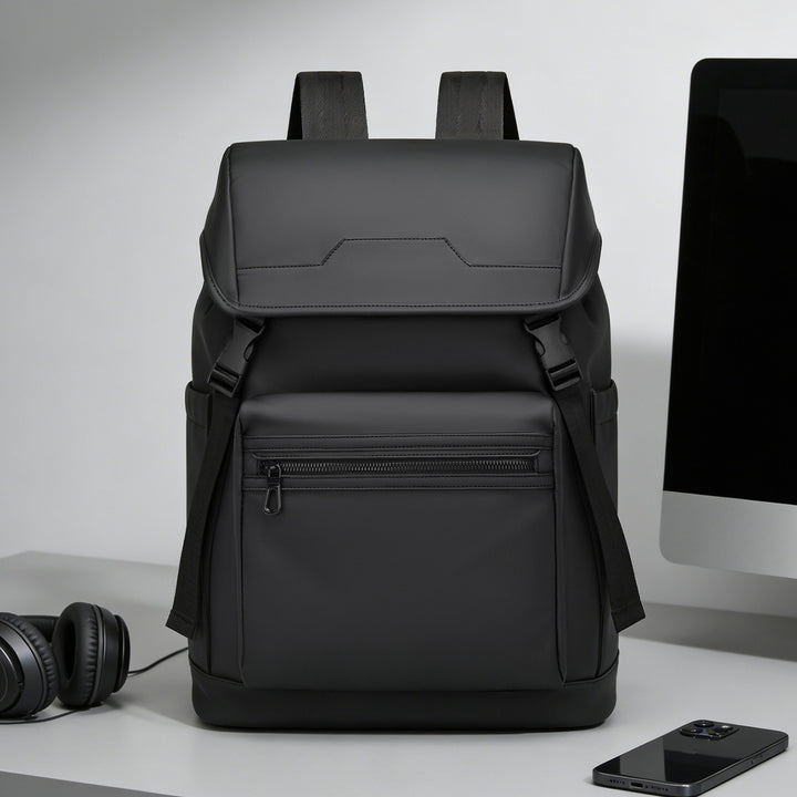 Sleek Dual-Compartment Backpack Bowlift