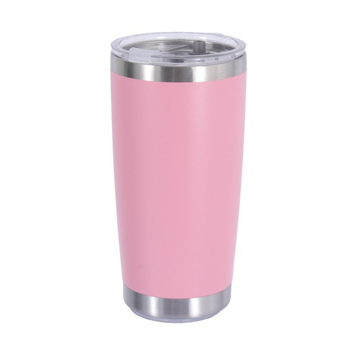 Vacuum Insulated Stainless Steel Travel Tumbler With Spill-Resistant Slider Lid And Tapered Cupholder Fit