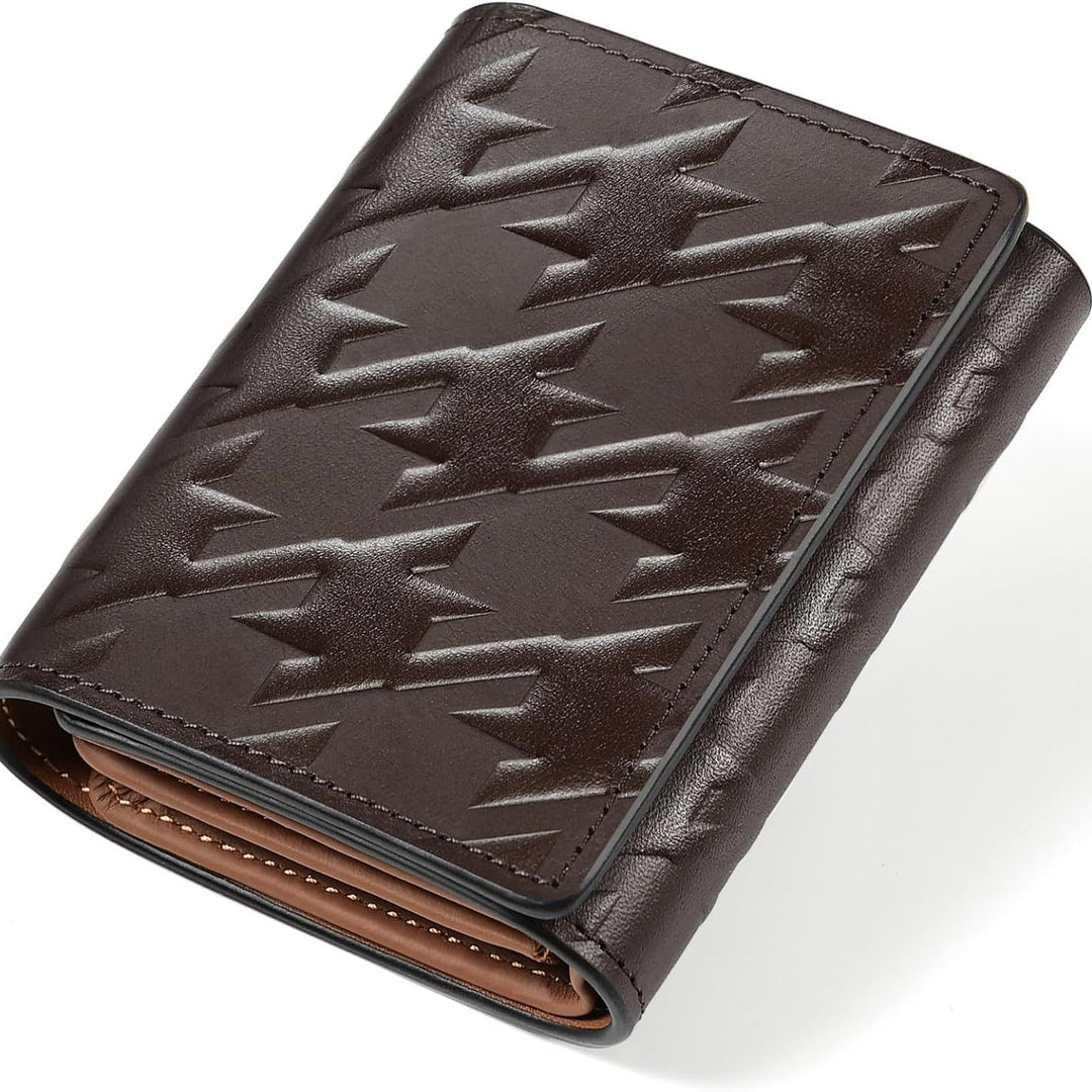 Textured Leather Wallet Bowlift