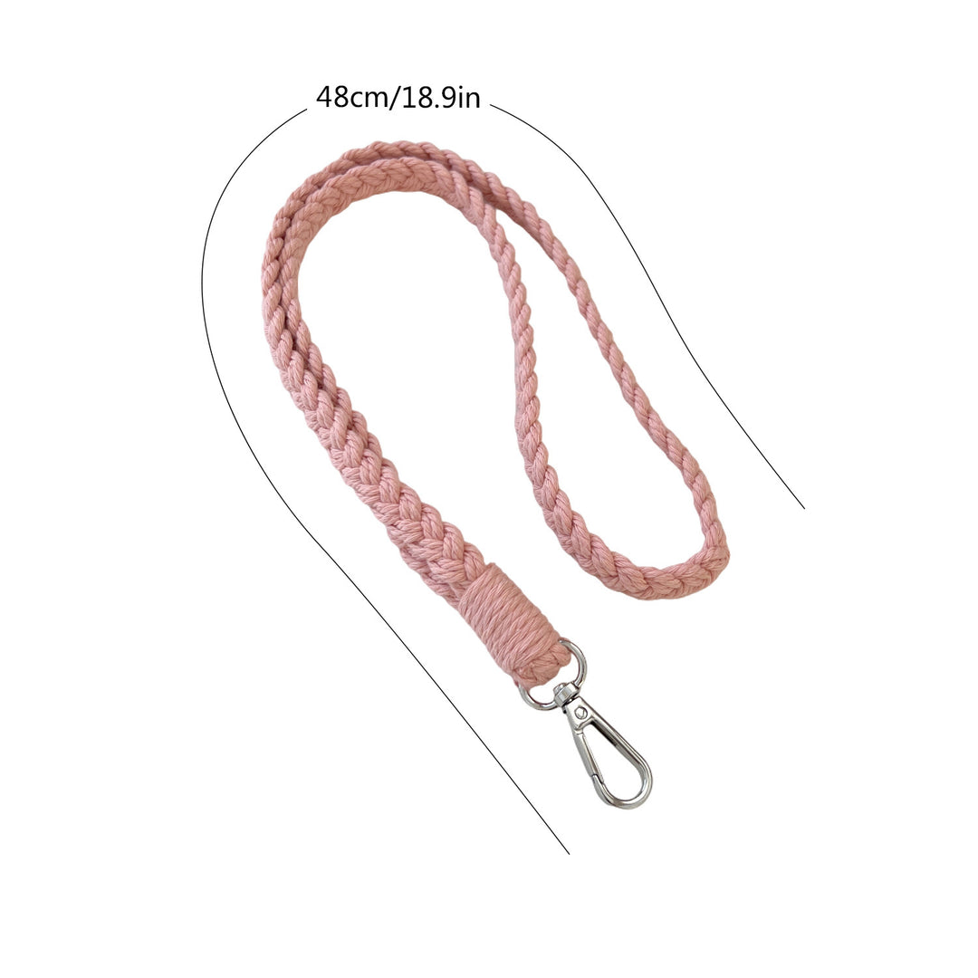 Braided Cotton Dog Leash Bowlift