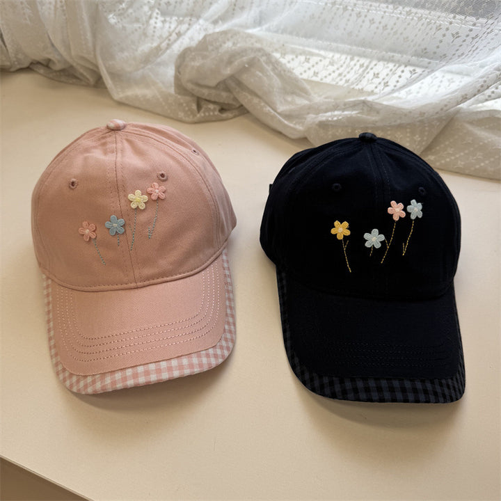 Women's Embroidered Floral Baseball Cap Bowlift 1783922357
