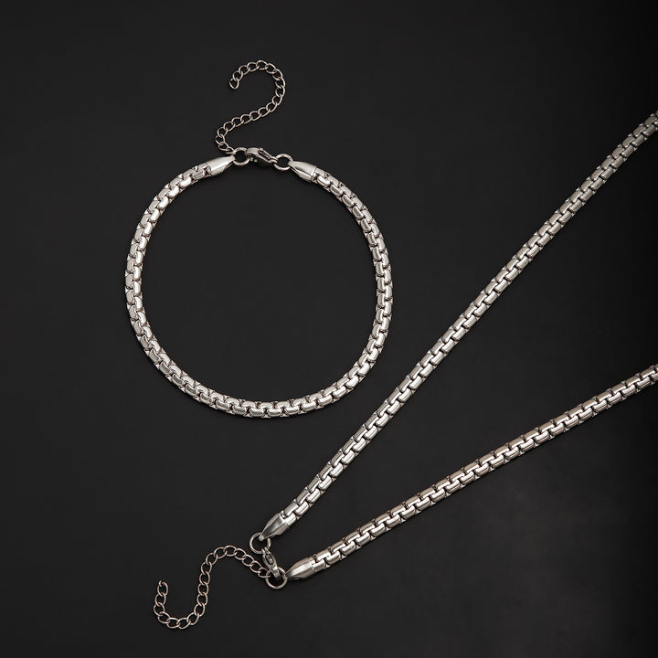 Stylish Chain Necklace Set Bowlift