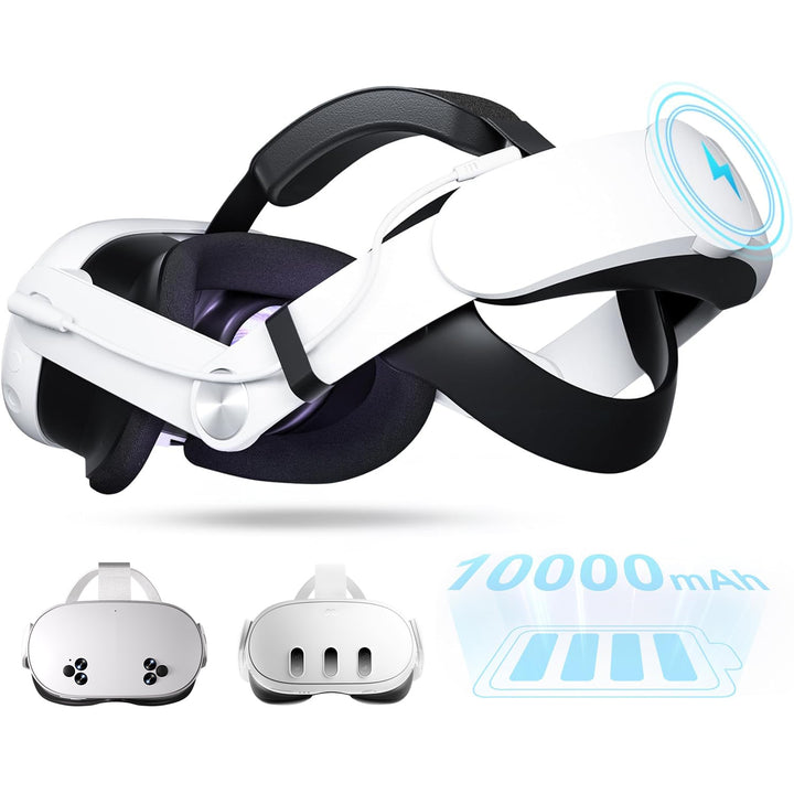 VR-Headset with high-performance battery Bowlift