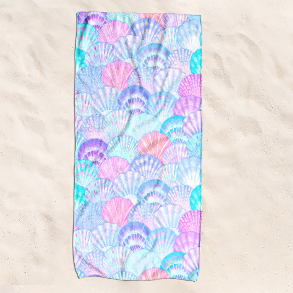 Beach towel with creative turtle pattern Bowlift