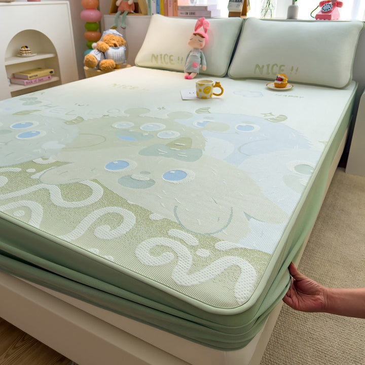 Playful Rainbow Mattress Protector