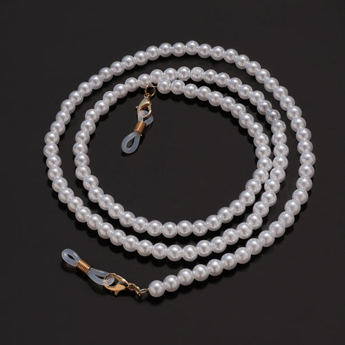 Pearl necklace with practical chain holder Bowlift