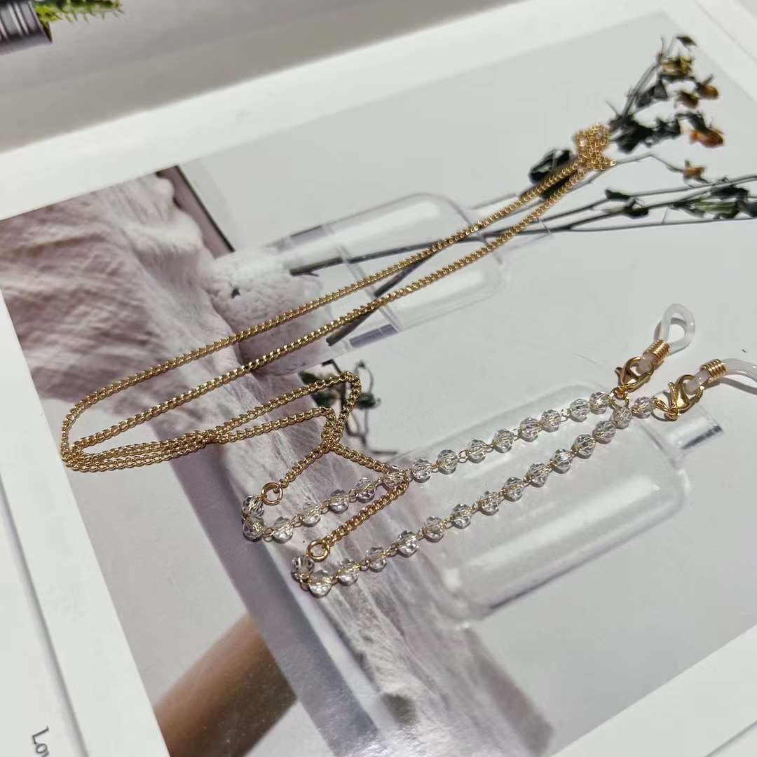 Chic Multi-Strand Beaded Eyewear Chain Bowlift