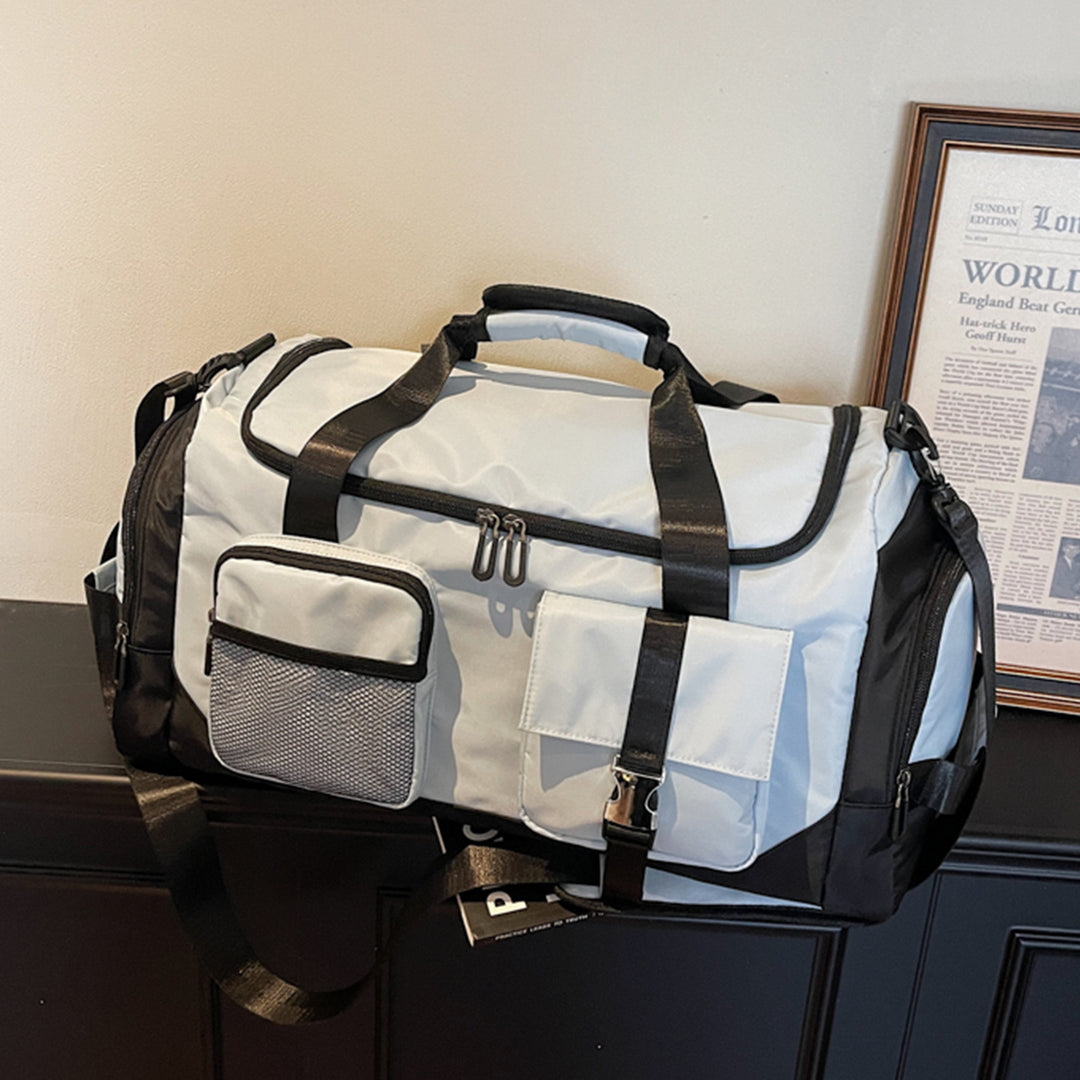 Sporty multifunctional travel bag with external pocket Bowlift