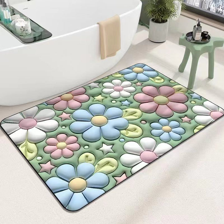 Cute Cartoon Cat Shape Bath Mat Bowlift