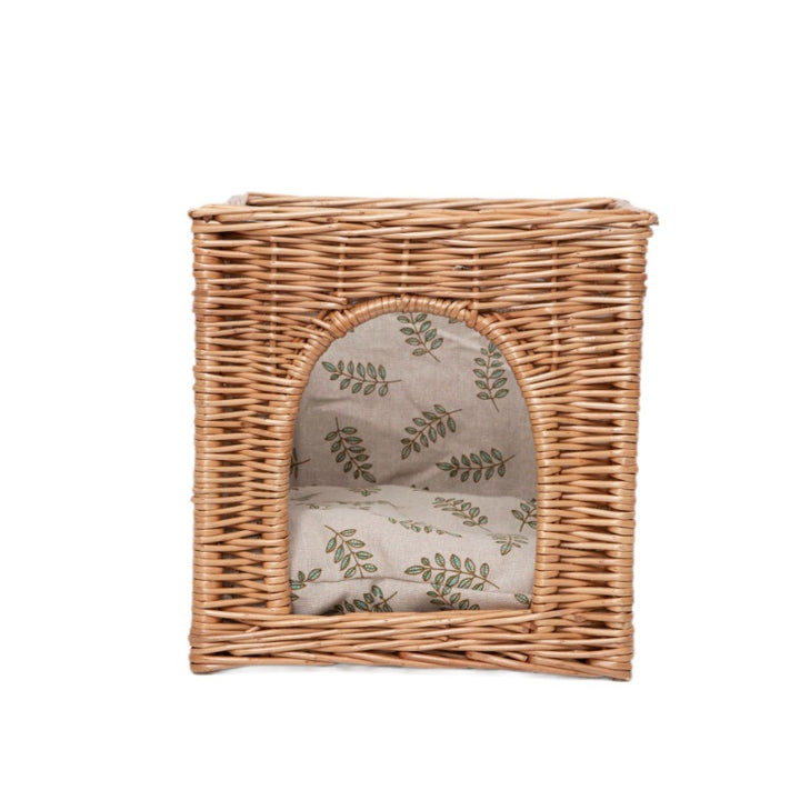 Cozy Woven Pet Storage Basket Bowlift