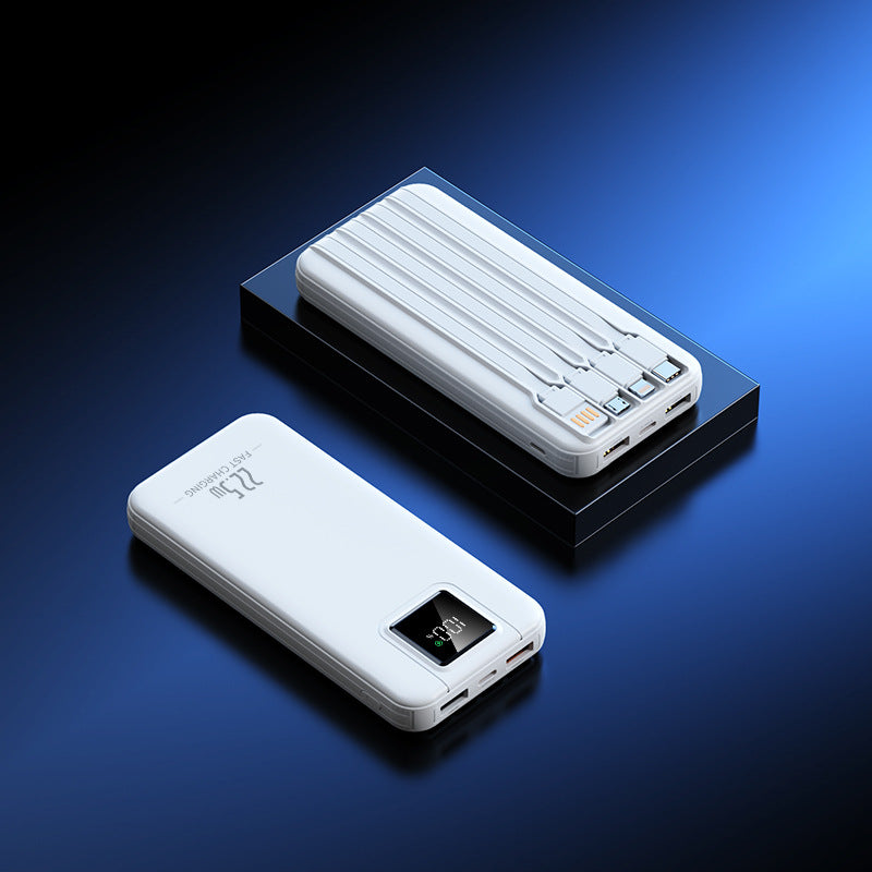 Portable power bank with advanced fast charging technology and smart LCD display Bowlift