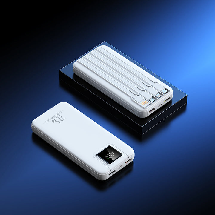Portable power bank with advanced fast charging technology and smart LCD display Bowlift