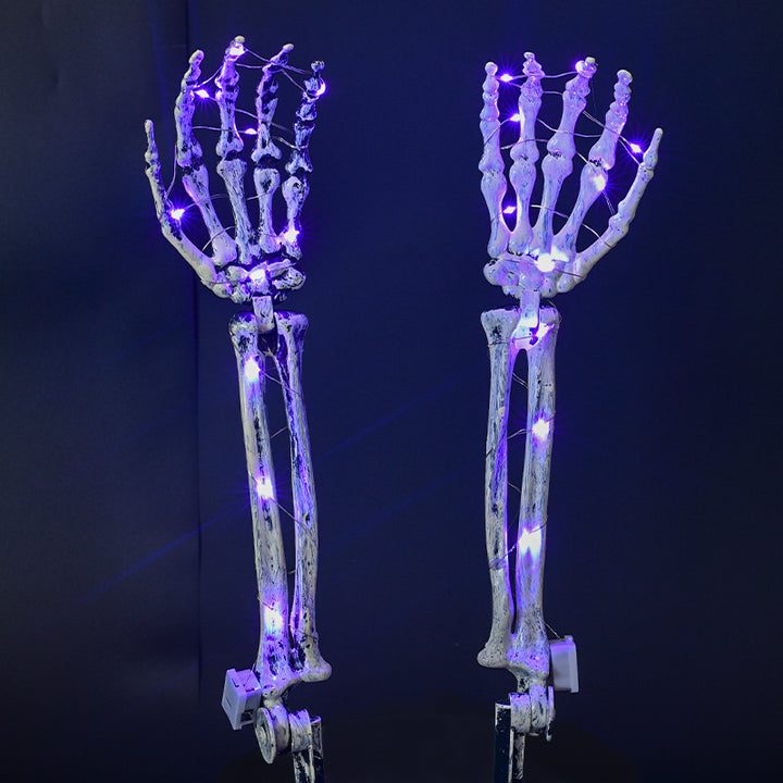 Decorative Skeleton Hand Garden Stake Bowlift