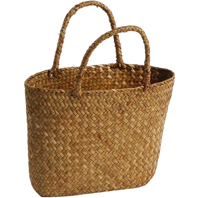 Handcrafted Woven Shopping Tote Bowlift