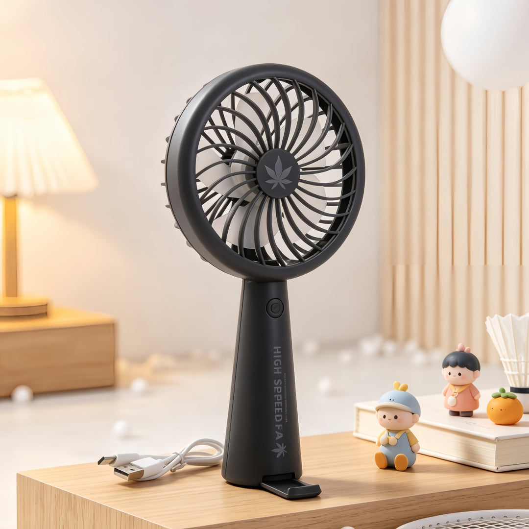 Women's Portable Hand Fan with High Air Circulation Bowlift