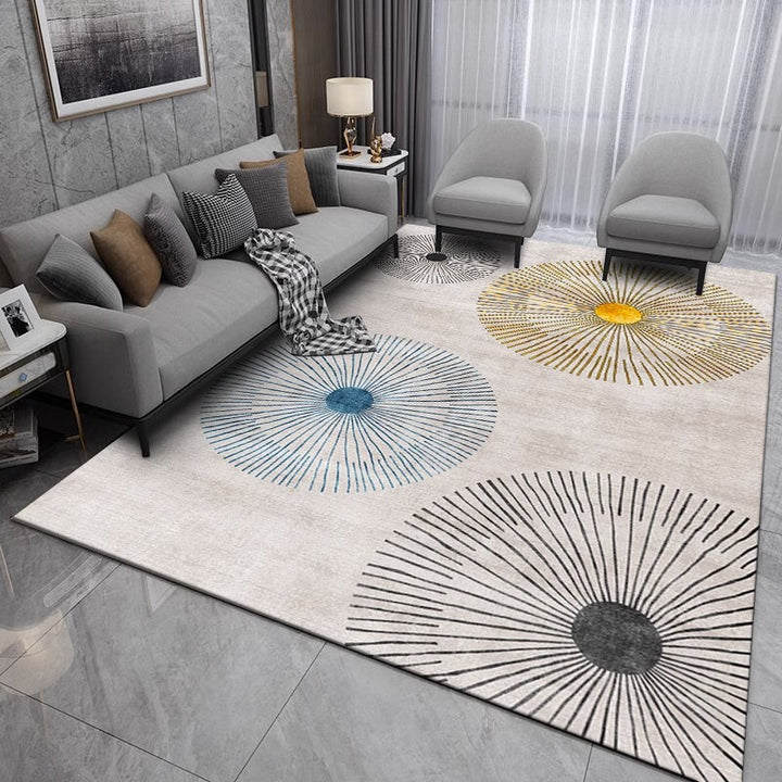 Elegant Floral Pattern Area Rug Bowlift