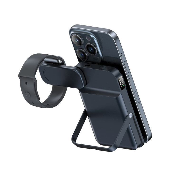 Wireless charger with integrated stand Bowlift