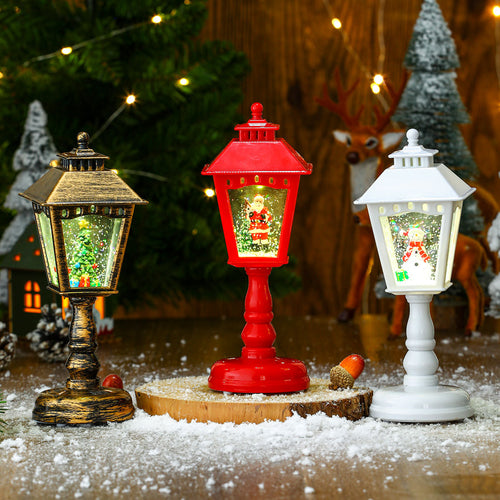 Decorative LED Christmas Lantern Bowlift