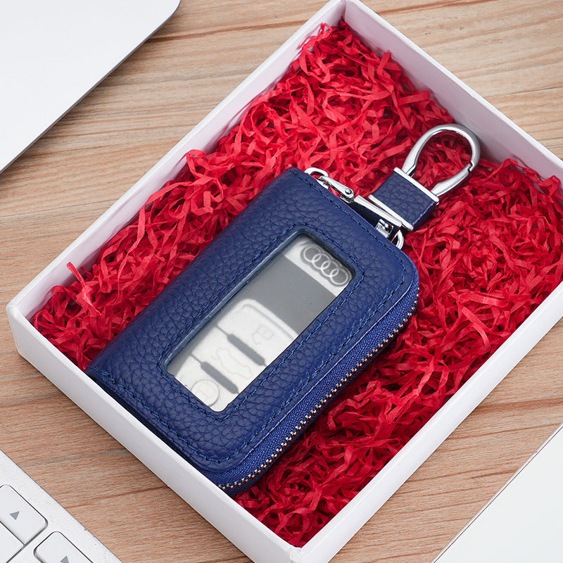 Leather Keychain Storage Pouch