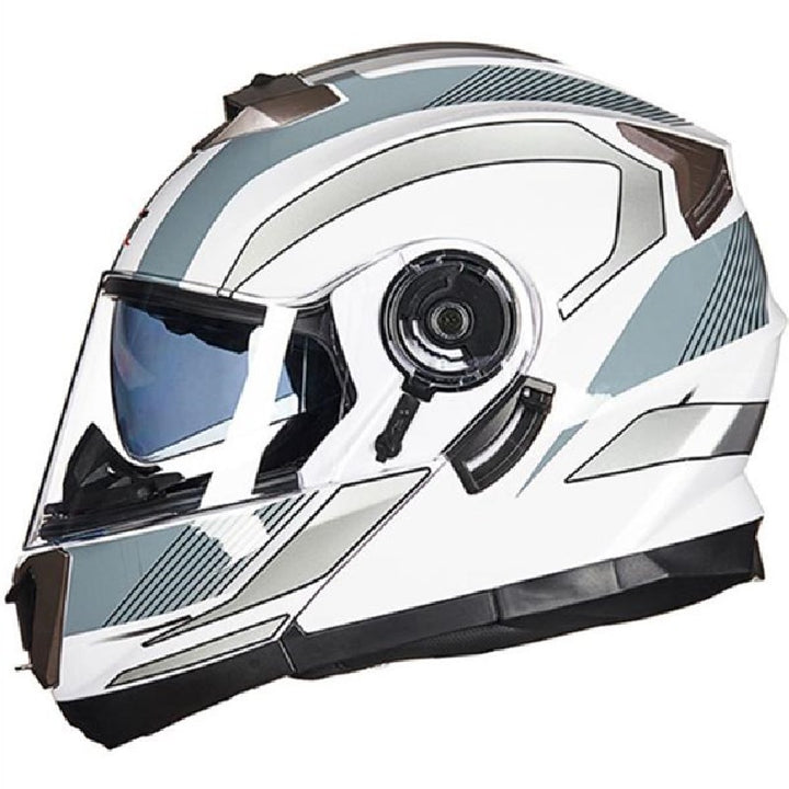 Full-Face Motorcycle Helmet with Advanced Ventilation Bowlift