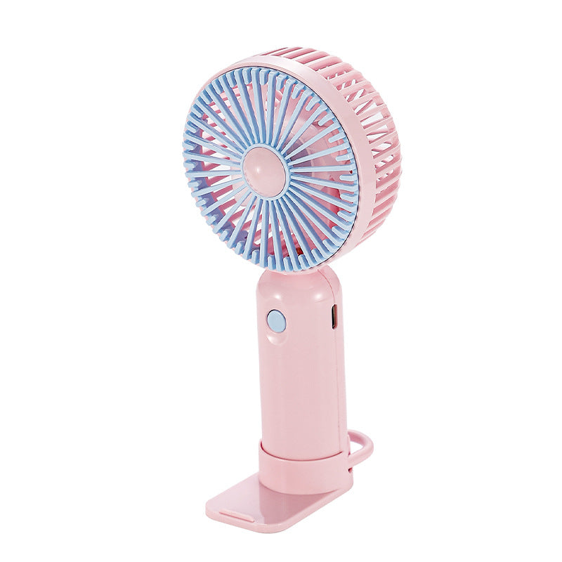 Unisex Portable Hand Fan with Flexible Stand Bowlift